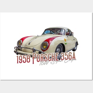 1958 Porsche 356A 1600 Super Coupe Posters and Art